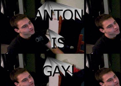 Anton is GAY