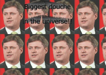Harper is the biggest douche in the universe