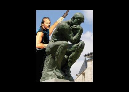 Kevin Costner hits statues