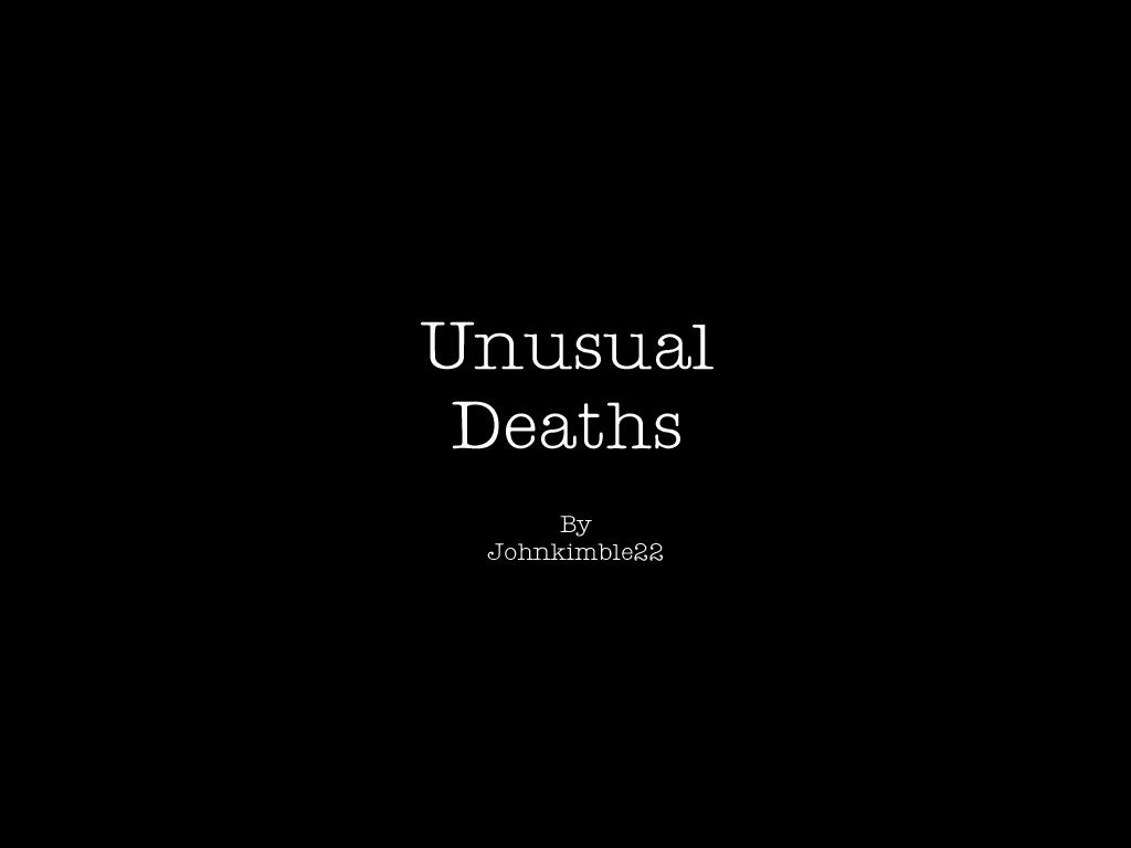 unusualdeaths