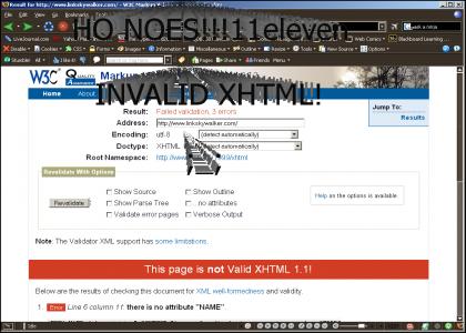 Invalid XHTML?!