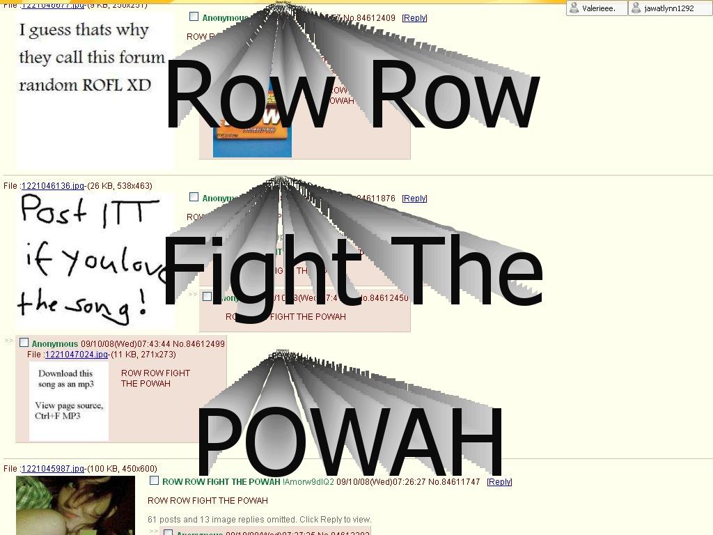 RowRowFightThePower