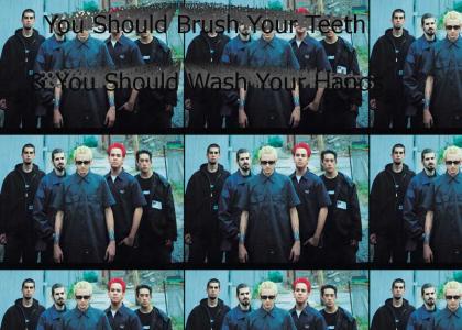 Linkin Park promotes oral hygiene (subliminal messages)
