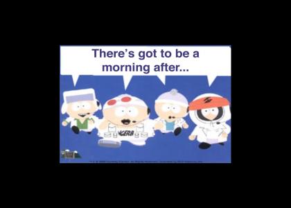 The South Park Kids sing "The Morning After"