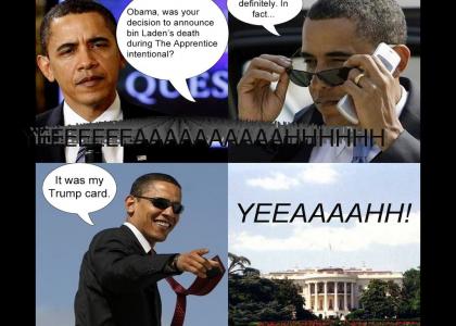 Obama does his best David Caruso