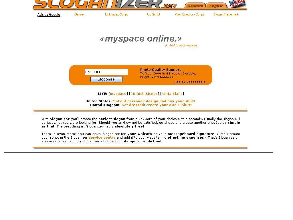 myspaceslog