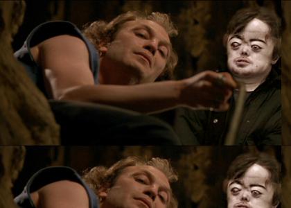 Brian Peppers puts lotion in the basket