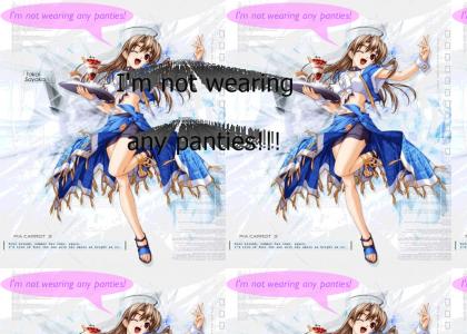 Anime Girl, No Panties