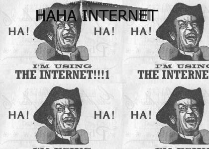 your using the internet!!!