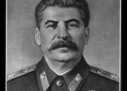 Stalin stares into your capitalist soul
