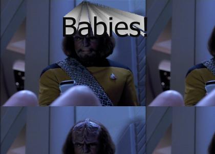Worf has one weakness