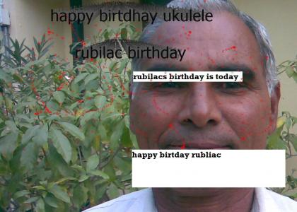 Rubilac's Hawaiian Birthday