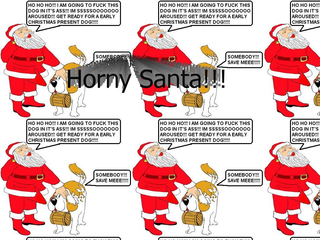 HornySantaDogFucker