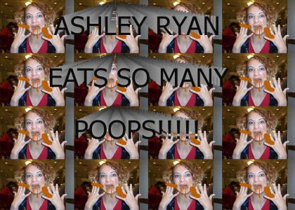ASHLEY RYAN EATS POOP