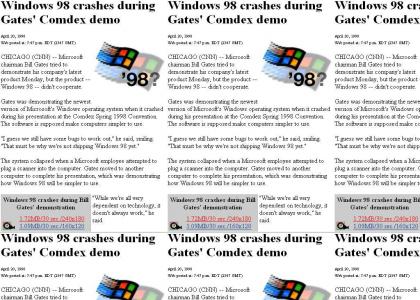 Bill Gates unveils Windows 98!