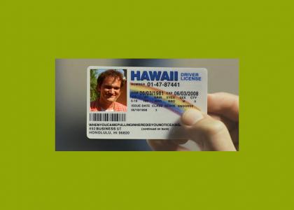 Jimmy's new license