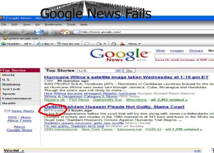 Google News Fails