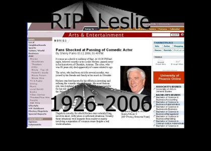 RIP Leslie Nielsen