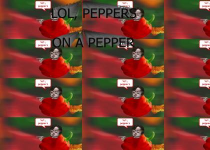 lol, peppers on a pepper
