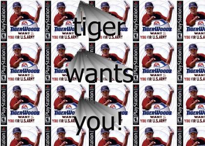 tiger woods is recruting people