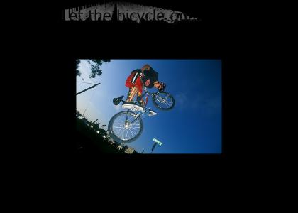 Let the bicycle go...(interpretation)
