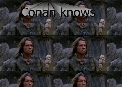 Conan is not pleased to find this out