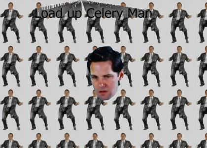 Computer load up celery man