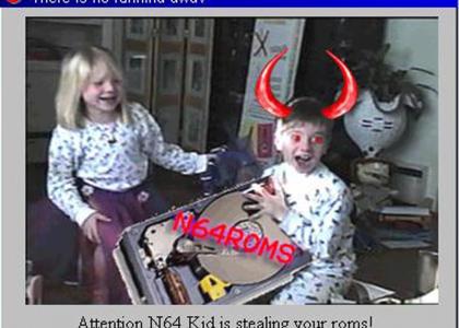 N64 Kid is taking your ROMS