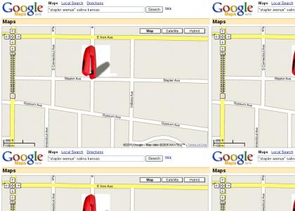Google Maps has Milton's Stapler