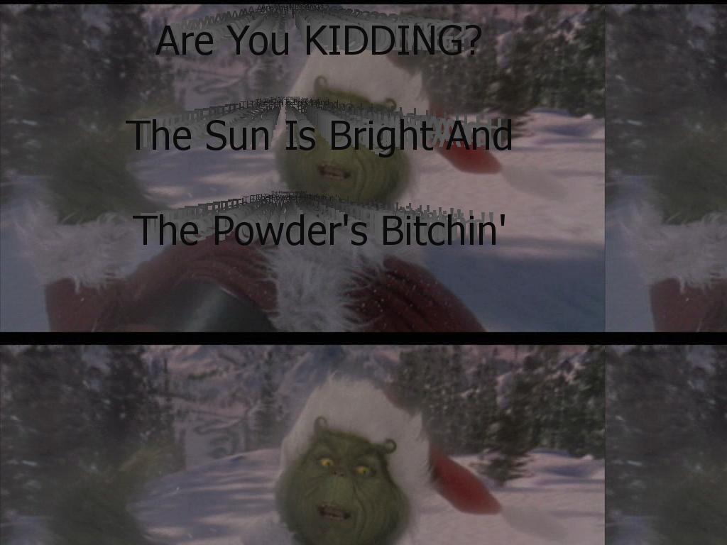 grinchbitchin