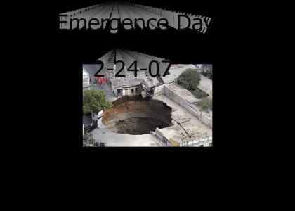 Emergence hole in Guatemala