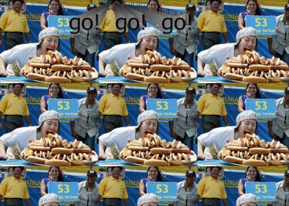 hotdog eating contest