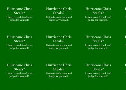 Hurricane Chris Plagiarizes?