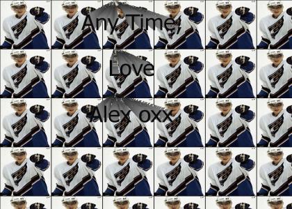 Any Time, Love Alex xx