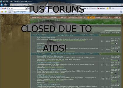 TUS Forum are closed