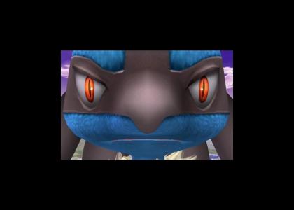 Lucario stares into your soul