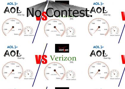 AOL Dial-Up |VS| Verizon DSL