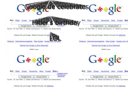 Google.de Celebrates Hitler's Birthday