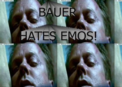 Bauer hunts emos in his sleep