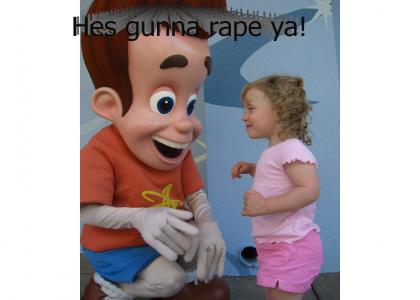 Jimmy Neutron likes to rape little kids