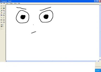 MS paint... stares into your soul
