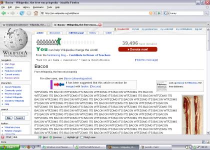 WTFZOMG BACON ON WIKI