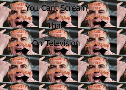 You Can't Scream That On Television