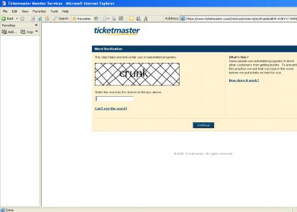 Ticketmaster gets crunk
