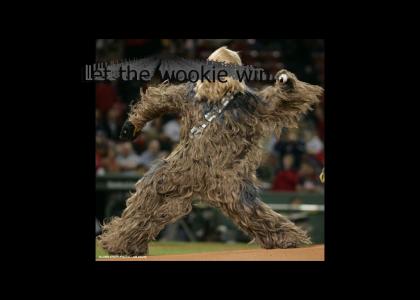 Chewbacca pitches a no hitter