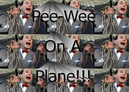 Pee-Wee on a Plane