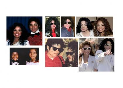 Michael Jackson stole his sisters face