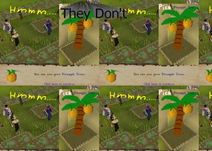 Runescape thinks pineapples grow on trees