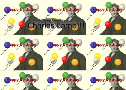 Happy Birthday Charles Lamb