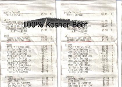 100% Kosher Beef